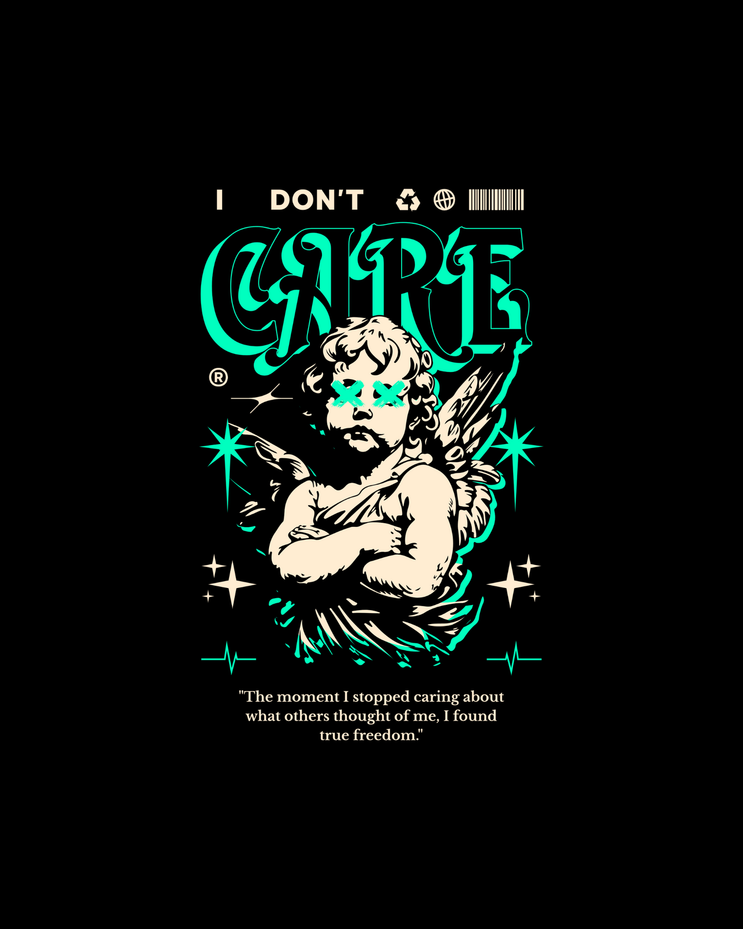 I Don't Care Hoodie