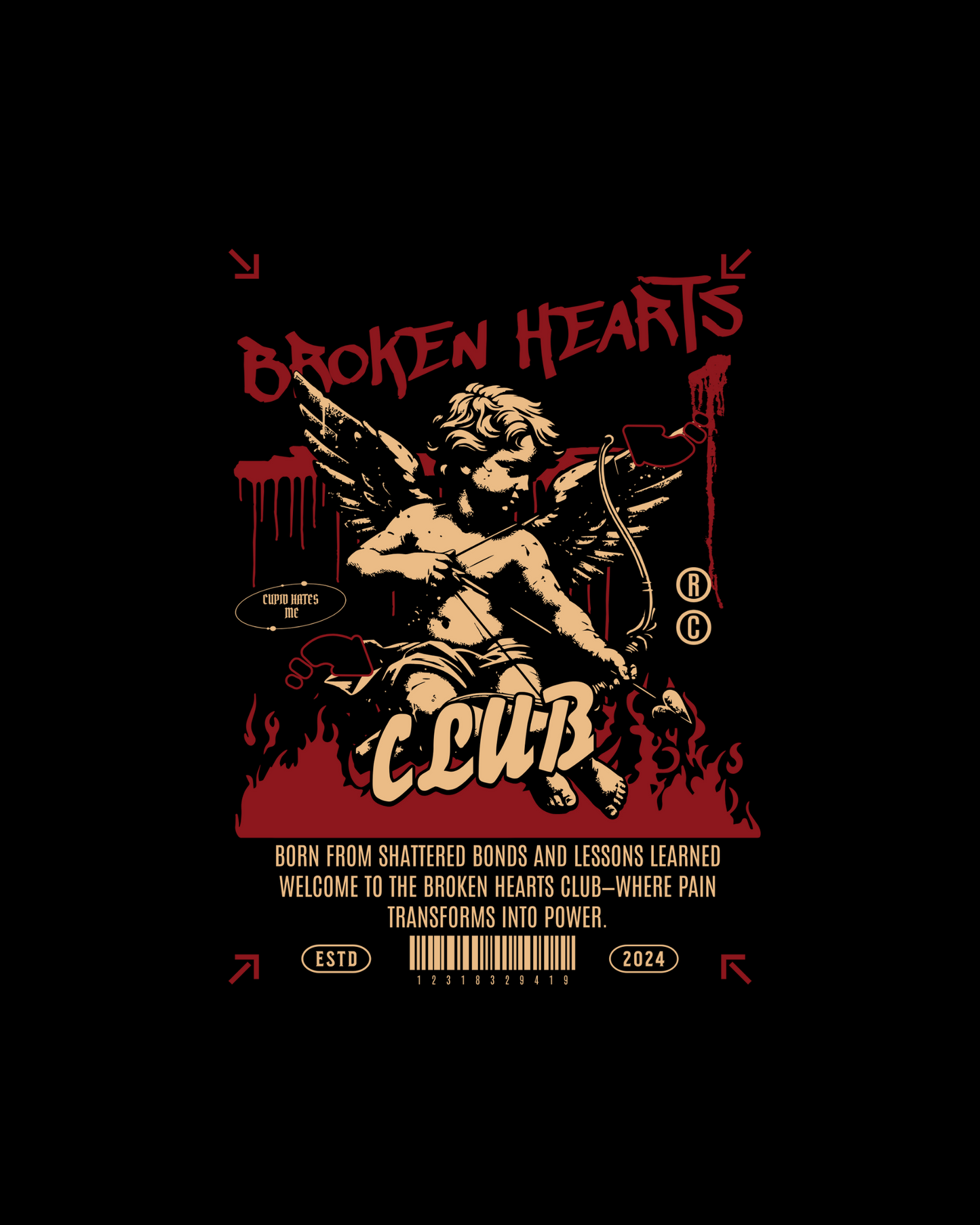 Broken Hearts Club Hoodie